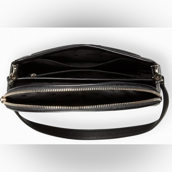 Kate Spade Leila Soft Pebbled Leather Medium Flap Shoulder Bag Women's Handbag - Picture 3 of 11